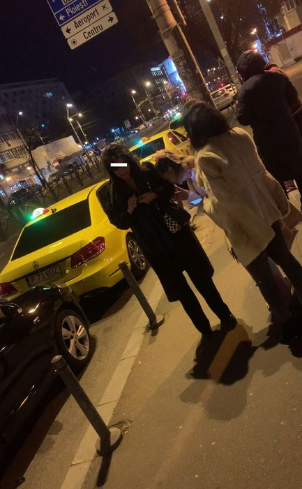 Ramona Olaru și amicele asteaptă Uberul