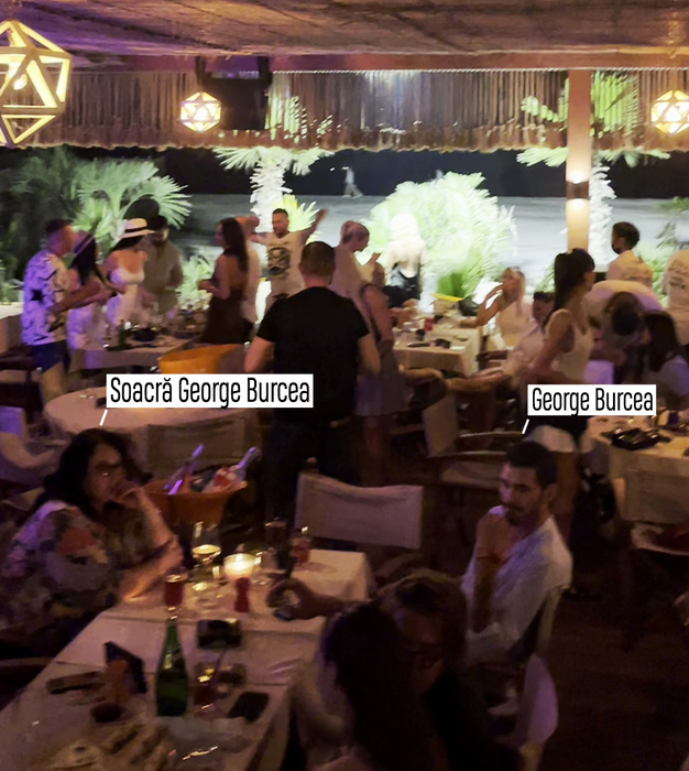 "Soacra” lui George Burcea s-a distrat în club alături de celebrul cuplu