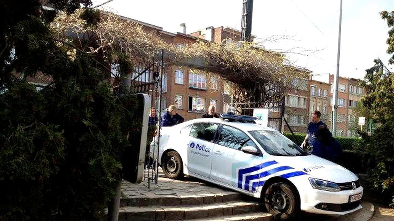 Politia din Belgia in actiune! Atentie, imagini hilare!
