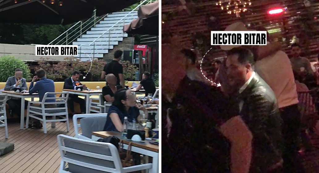 Hector Bitar, prin localurile de lux din Bucureşti