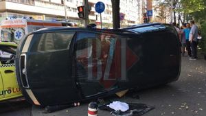 Accident rutier în Iași! Un preot și un taximetrist au intrat în coliziune. Au fost deschise două dosare penale