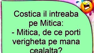 BANCUL ZILEI | "Mitică, de ce porți verigheta pe mâna cealaltă?"