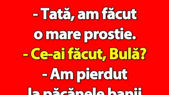 Bancul de luni | Bulă a pierdut la păcănele banii de chirie