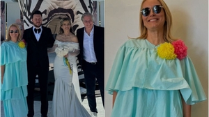 Cât costă rochia pe care Andreea Esca a purtat-o la nunta Roxanei Hulpe. Ținuta a stârnit un val de controverse!