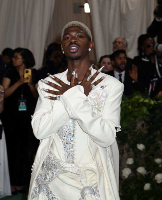 May 6, 2024, New York, New York, USA: Lil Nas X attends the 2024 Met Gala Celebrating Sleeping Beauties: Reawakening Fashion at Metropolitan Museum of Art in New York.,Image: 871158048, License: Rights-managed, Restrictions: , Model Release: no
