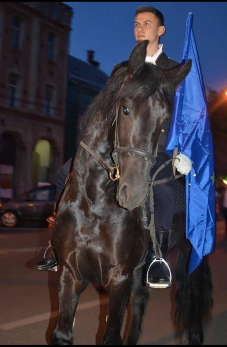 Edilul din Săuca este pasionat și de echitație foto: arhivă personală