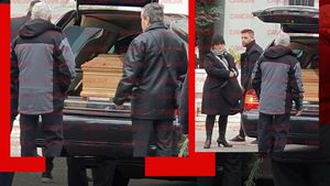 Imaginile durerii! Rona Hartner a ajuns acasă! Fosta actriță este depusă la capela cimitirului Bellu Catolic