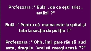 BANC | "Bulă, de ce ești așa trist astăzi?"