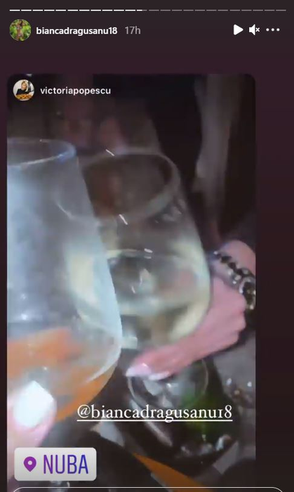 Bianca Drăgușanu, dedicație pentru Gabi Bădălău într-un club din București: “Tot ce gândesc ești tu” | FOTO