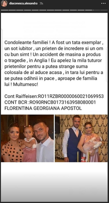 Doliu la Insula Iubirii. Mesajul sfâșietor postat de Alexandra, una dintre ispitele din emisiunea lui Radu Vâlcan