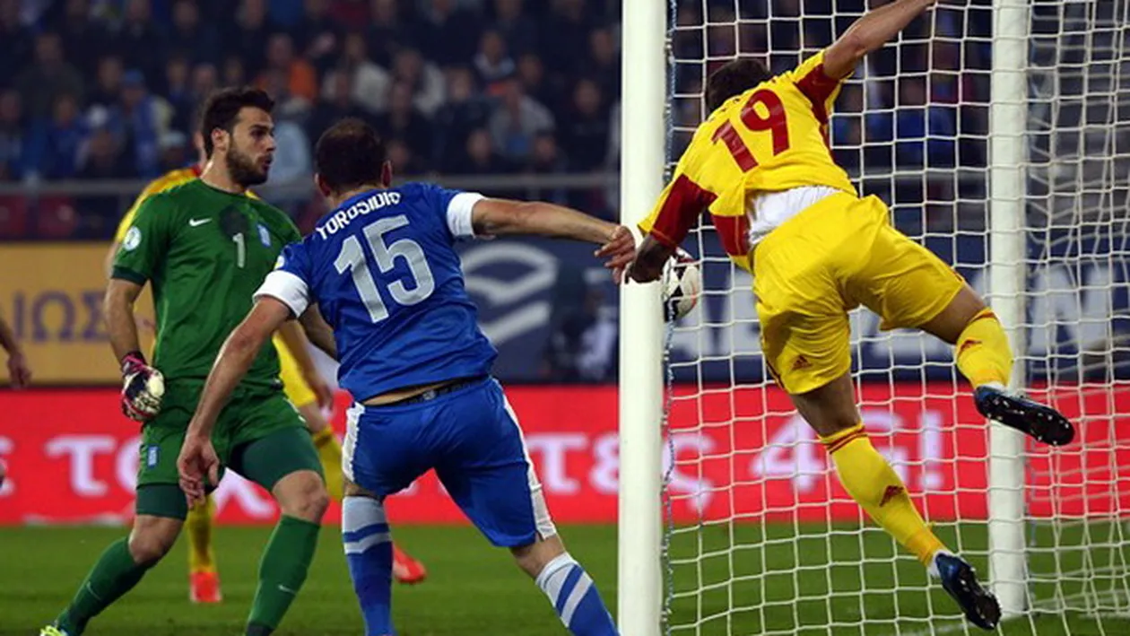 ROMANIA-GRECIA 1-1: Masterchef Piturca s-a oparit cu ciorba a la grec. Vezi cum au pierdut tricolorii calificarea la Mondiale