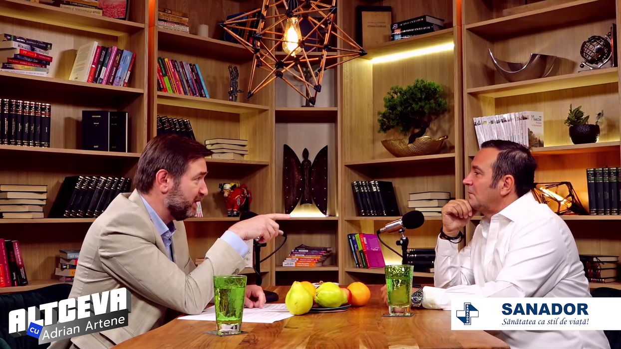 Daniel Buzdugan este cel mai recent invitat al podcastului "ALTCEVA cu Adrian Artene", difuzat pe canalul de YouTube cu același nume (Foto: captură video)
