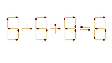 Test de inteligență | Corectați 5-5+9=6, eliminând un singur chibrit!