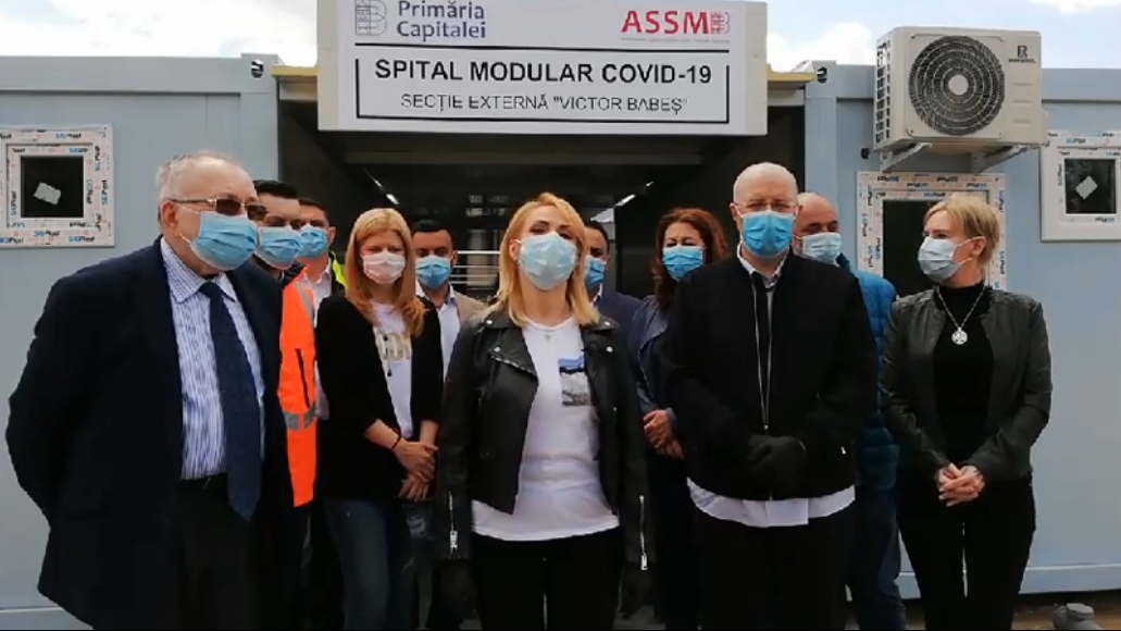 A fost inaugurat cel mai mare spital pentru COVID-19 din România: capacitate, 500 de pacienți VIDEO
