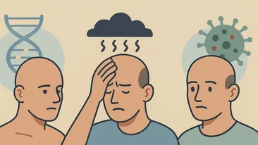 (P) Genetică, stres sau boală? Cauzele alopeciei și soluții eficiente – implantul de păr și alte opțiuni