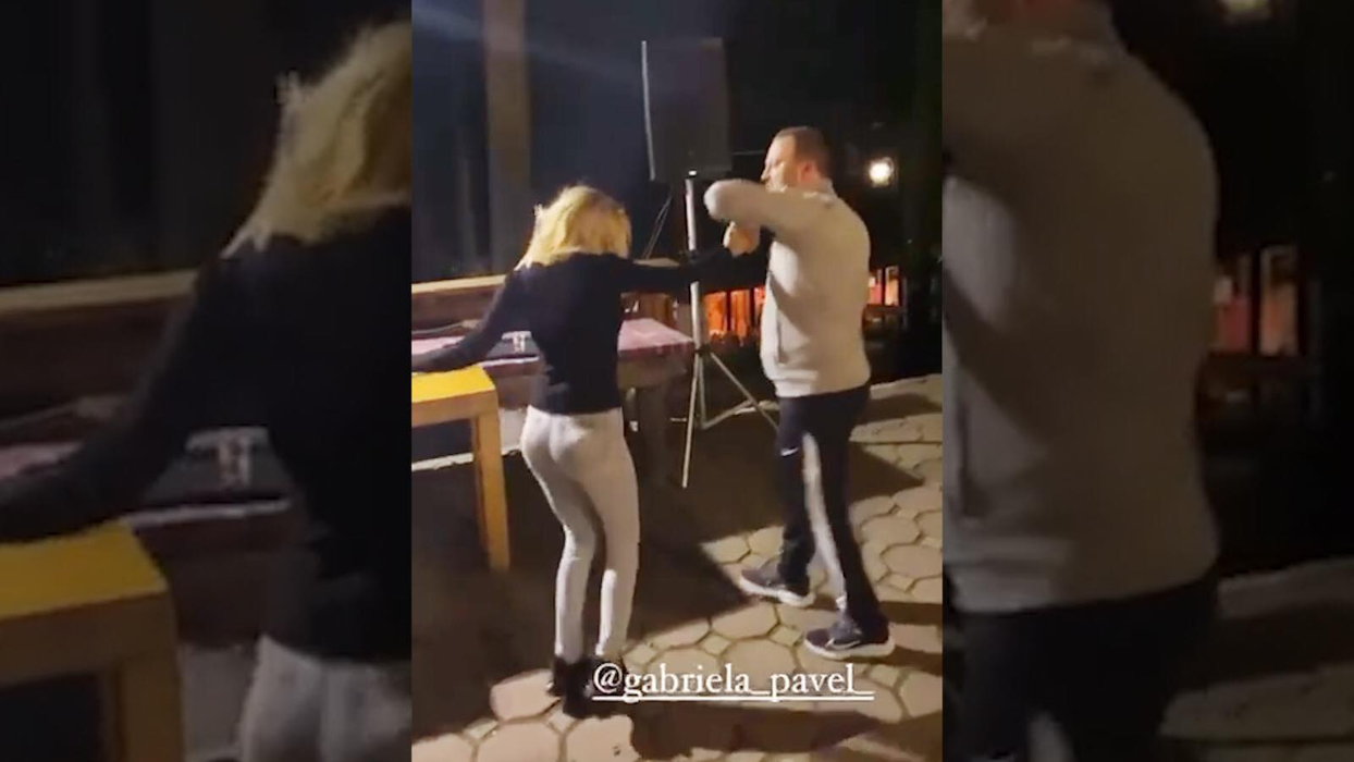 Vasile Geambazi și Gabriela Pavel, show pe ringul de dans la ziua lui Codin Maticiuc