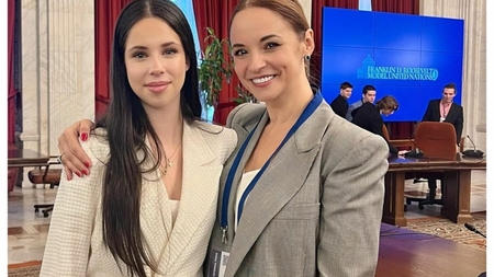 Andreea Marin și-a ajutat fiica să se instaleze în campusul Universității Cornell. Cum arată camera Violetei: ”Am muncit amândouă”