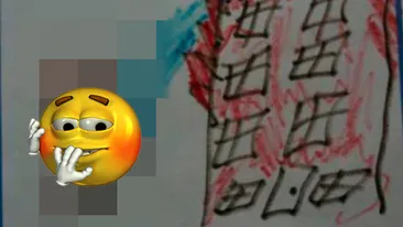 Ce a putut sa deseneze un copil la o activitate recreativa! Profesoara nici macar nu s-a putut uita la desen