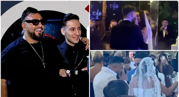 Costel Biju, un tată mândru! A îngenuncheat în fața lui Tony One și i-a cântat la dansul mirilor. Imagini spectaculoase