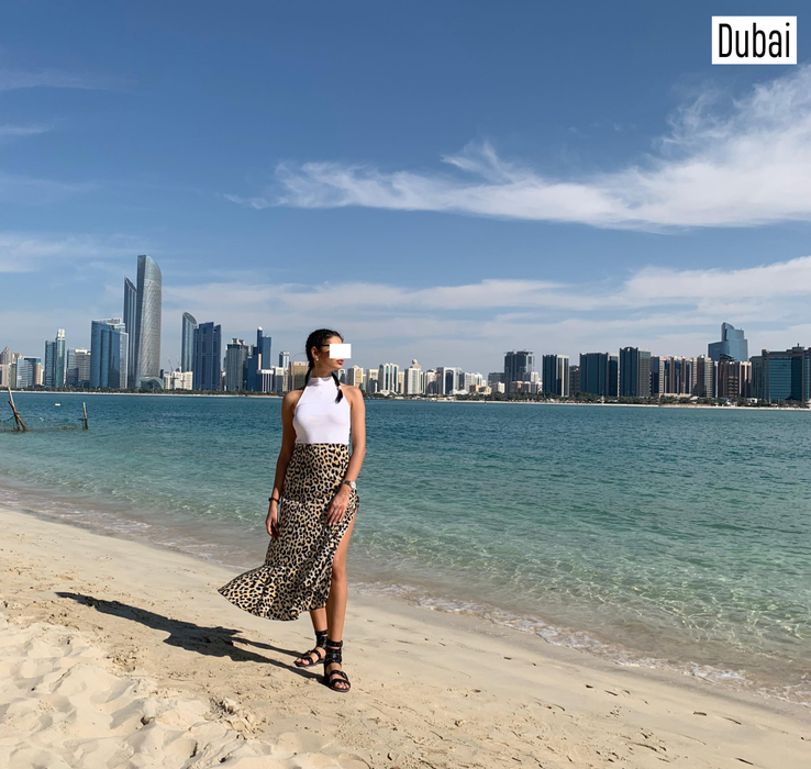 Raluca E., în vacanță la Dubai, Emiratele Arabe Unite
