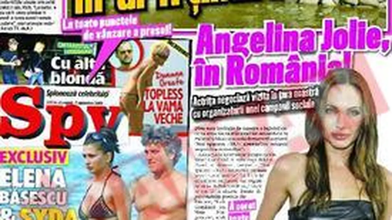 Angelina Jolie a cerut stomatolog in Romania