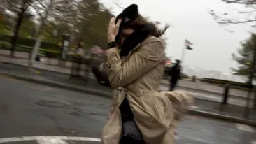 Codul galben de vant, extins in aproape toata tara, inclusiv Capitala