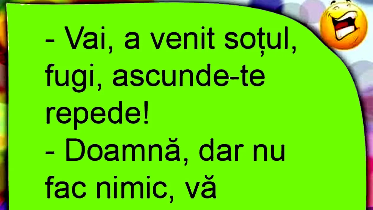 Bancul sfârșitului de săptămână | Doamnă, dar nu fac nimic