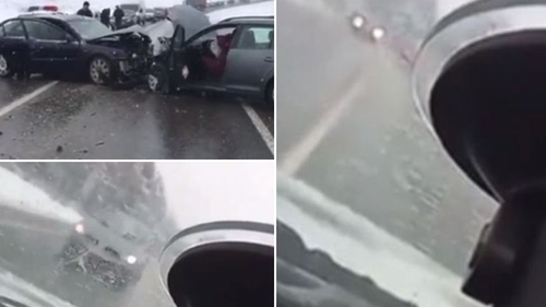 Accident cu șase victime în Suceava, produs de un șofer care era LIVE pe Facebook