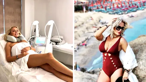 Cum arată Dana Săvuică în costum de baie după două săptămâni de tratament intensiv! Apariție spectaculoasă pe plajă, în Grecia