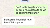 BANC | Nu-mi dai și mie adresa ta, să vin să dormim împreună?