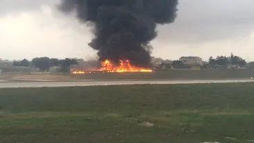 Un avion s-a prăbuşit la putin timp după ce decolase din Malta!