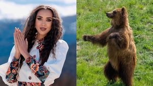 Jessie Baneș a dat nas în nas cu ursul în timpul filmărilor pentru noul ei videoclip. „Am avut parte de șocul vieții noastre”