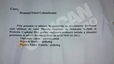 Omul de afaceri Irinel Columbeanu, acuza institutia care ar trebui sa vegheze asupta fetitei lui! Directia pentru protectia Copilului face bani pe spatele micutei Irina?