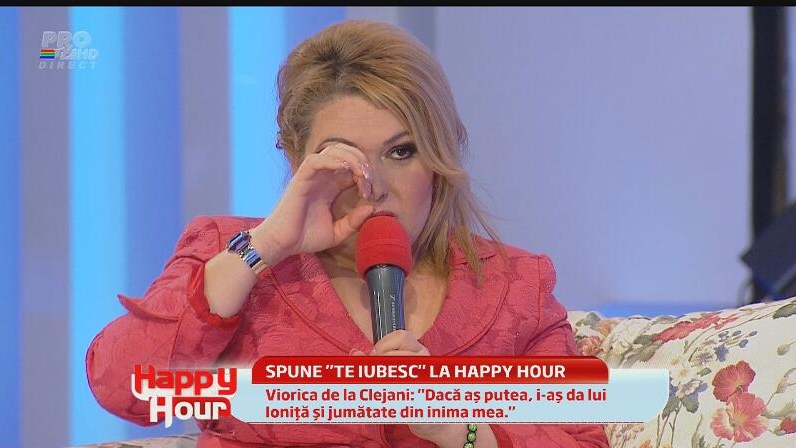 Viorica de la Clejani, în lacrimi la Happy Hour! Vezi de ce soţia lui Ioniţă a plâns în hohote şi ce a avut de spus!