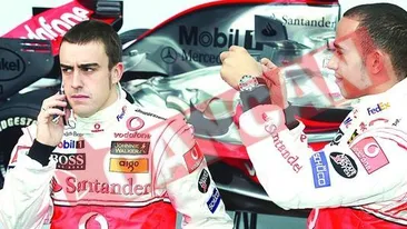 Alonso sare la gatul lui Hamilton