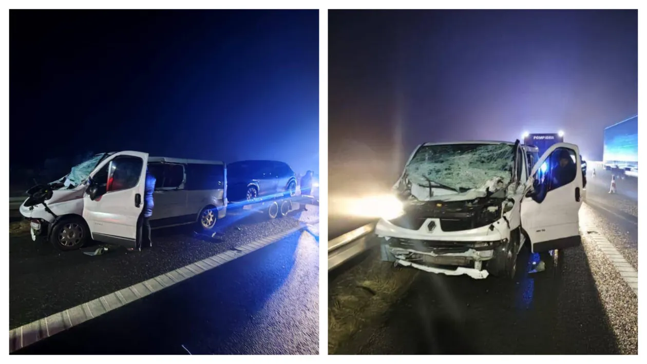 Grav accident pe A1! A fost activat Planul Roșu de intervenție