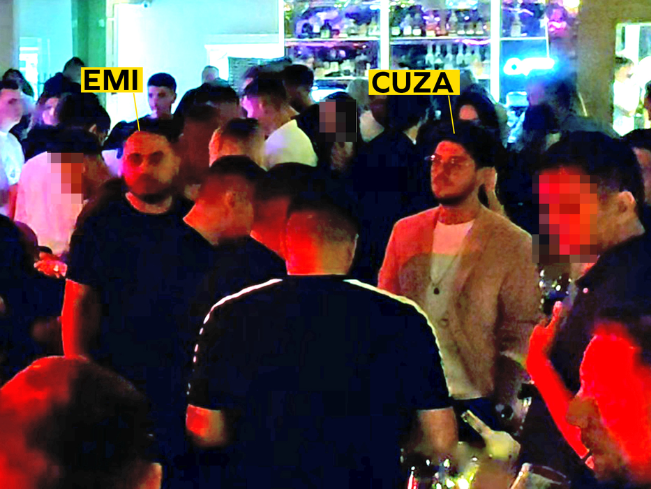 Emi și Cuza, fără fete la party / (Sursa: CANCAN.RO)