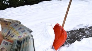 Un bărbat din Roman a primit 1.800 de lei amendă pentru că a curățat zăpada de pe trotuar. Ce spune legea