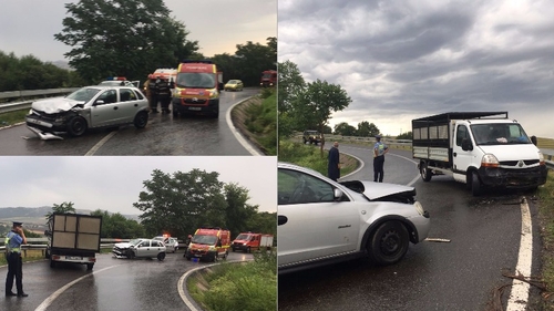 Grav accident de circulație la Tulcea! S-a solicitat de urgență ajutor pentru descarcerarea victimelor