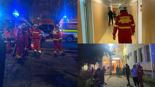 A fost activat Planul roșu de intervenție. Un incendiu a izbucnit pe secția de Psihiatrie a Spitalului județean Hunedoara