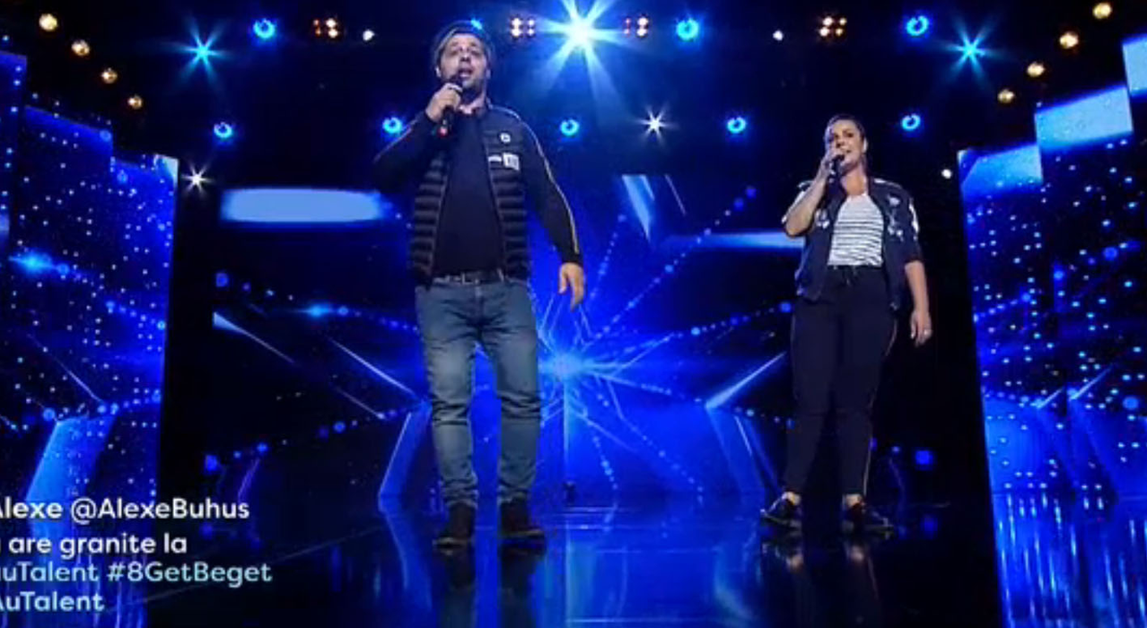 ROMÂNII AU TALENT 2018. Soții români care cântă la metroul din Paris au venit în emisiune! Gestul emoționant al Andrei