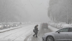 A nins ca în poveşti în Bucureşti! Cum arăta Capitala la primele ore ale dimineţii