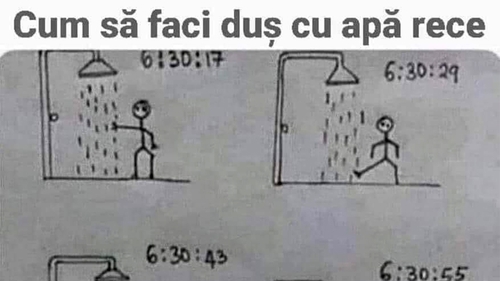 BANCUL ZILEI | Cum să faci duș cu apă rece