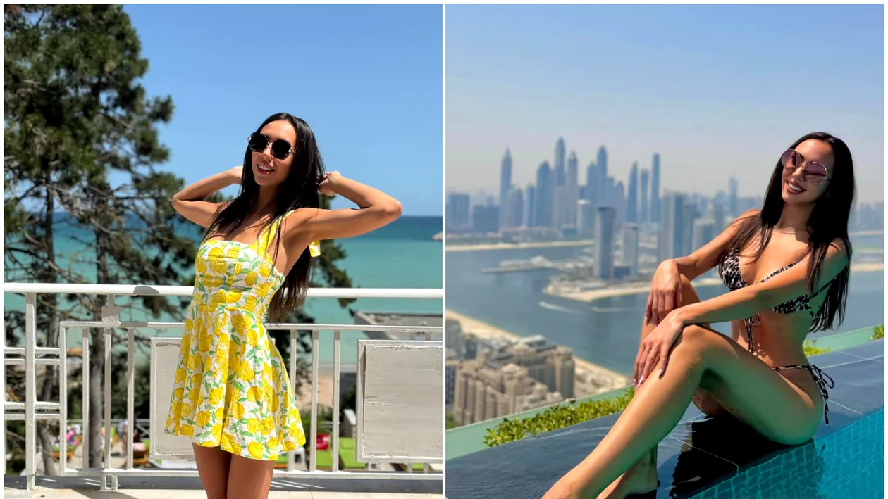 Jessie Baneș, vacanță de vis în Dubai! Artista s-a relaxat la soare și a încins imaginația fanilor. FOTO