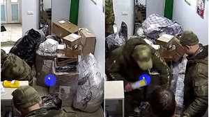 Video fabulos. Soldații ruși trimit acasă bunurile furate prin curierat