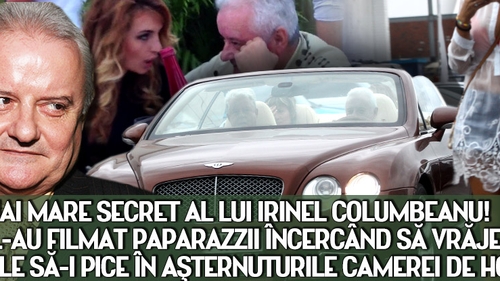 Am aflat secretul lui Irinel Columbeanu! Cu ce vrajeste femeile sa-i pice in asternuturile camerei de hotel