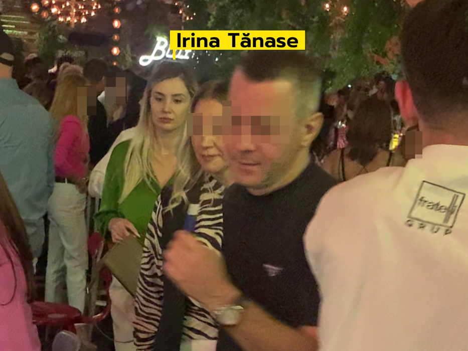 Irina Tănase avea să plece acasă cu un cuplu alături de care a fost in club (Foto: CANCAN.RO)