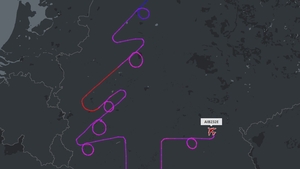Un pilot Airbus a „desenat” un brad de Crăciun pe cer! Imaginile au făcut înconjurul lumii