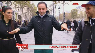 Tonciu şi Măruţă la Paris, distracţie de zile mari! Cătălin a dansat în plină stradă, iar Andreea s-a luat la harţă! Află de ce!