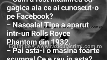 BANC | Cum a fost întâlnirea cu gagica aia pe care ai cunoscut-o pe Facebook?